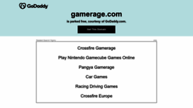 What Gamerage.com website looked like in 2022 (1 year ago)