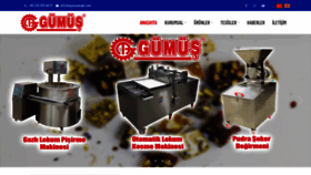 What Gumusmak.com website looked like in 2022 (1 year ago)