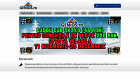 What Genios.ro website looked like in 2022 (1 year ago)