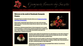 What Gumpasteflowersbysuzette.com website looked like in 2022 (1 year ago)