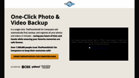 What Getphotostick.io website looked like in 2022 (1 year ago)