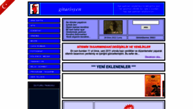 What Gitarisyen.com website looked like in 2022 (1 year ago)