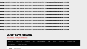 What Govtjobsdrive.in website looked like in 2022 (1 year ago)