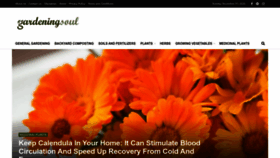 What Gardeningsoul.com website looked like in 2022 (1 year ago)