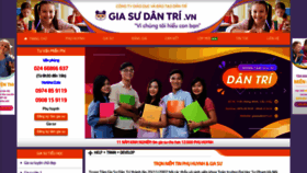 What Giasudantri.vn website looked like in 2022 (1 year ago)