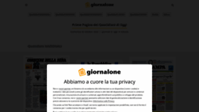 What Giornalone.it website looked like in 2022 (1 year ago)