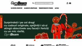 What Gymbeam.ro website looked like in 2022 (1 year ago)