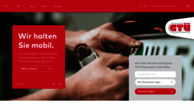 What Gtue.de website looked like in 2022 (1 year ago)