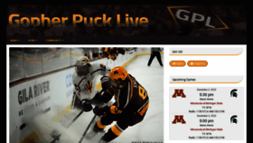 What Gopherpucklive.com website looked like in 2022 (1 year ago)