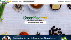 What Greenmedinfo.health website looked like in 2022 (1 year ago)
