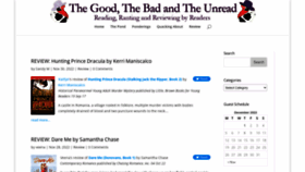 What Goodbadandunread.com website looked like in 2022 (1 year ago)