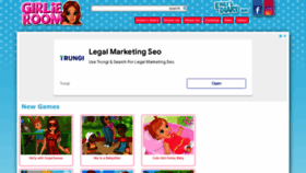 What Girlieroom.com website looked like in 2022 (1 year ago)