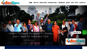 What Goldenagers.in website looked like in 2022 (1 year ago)