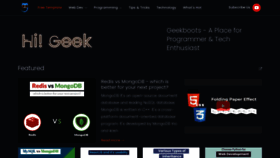 What Geekboots.com website looked like in 2022 (1 year ago)