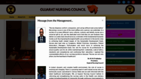 What Gujaratnursingcouncil.org website looked like in 2022 (1 year ago)