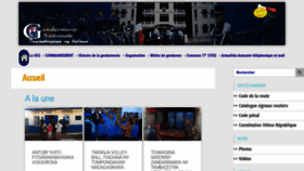 What Gendarmerie.gov.mg website looked like in 2022 (1 year ago)