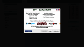 What Gpt1.com website looked like in 2022 (1 year ago)