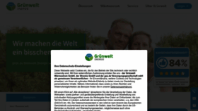 What Gruenwelt.de website looked like in 2022 (1 year ago)