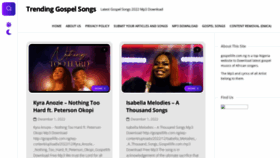 What Gospellife.com.ng website looked like in 2022 (1 year ago)