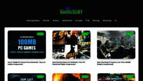 What Gameslay.net website looked like in 2022 (1 year ago)