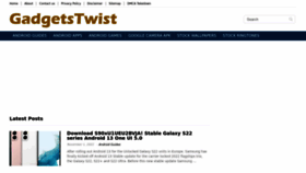 What Gadgetstwist.com website looked like in 2022 (1 year ago)