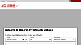 What Generali-investments.com website looked like in 2022 (1 year ago)