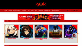 What Gamerwk.com website looked like in 2022 (1 year ago)