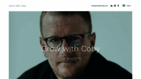 What Growwithcoby.com website looked like in 2022 (1 year ago)
