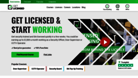 What Get-licensed.co.uk website looked like in 2022 (2 years ago)