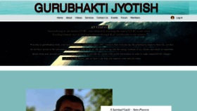 What Gurubhaktijyotish.org website looked like in 2022 (1 year ago)