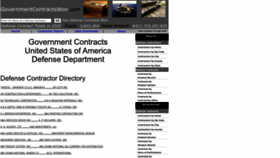 What Governmentcontractswon.com website looked like in 2022 (1 year ago)