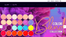 What Glamandglits.com website looked like in 2022 (1 year ago)