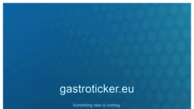 What Gastroticker.eu website looked like in 2022 (1 year ago)