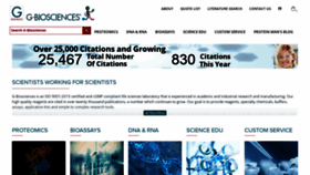 What Gbiosciences.com website looked like in 2023 (1 year ago)