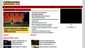 What Germania.one website looked like in 2023 (1 year ago)