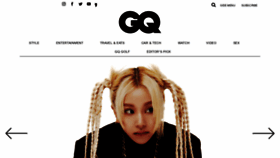 What Gqkorea.co.kr website looked like in 2023 (1 year ago)