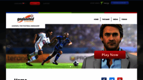 What Goalunited.de website looked like in 2023 (1 year ago)
