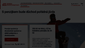 What Generalipenze.cz website looked like in 2023 (1 year ago)