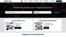 What Gulfjobs.com website looked like in 2023 (1 year ago)