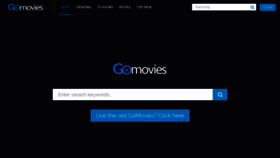 What Gomovies.bz website looked like in 2023 (1 year ago)