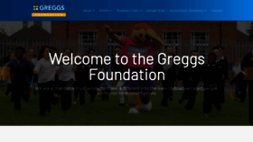 What Greggsfoundation.org.uk website looked like in 2023 (1 year ago)
