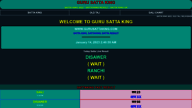 What Gurusattaking.com website looked like in 2023 (1 year ago)