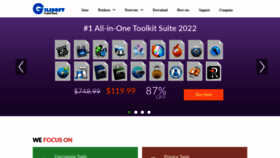 What Gilisoft.com website looked like in 2023 (1 year ago)