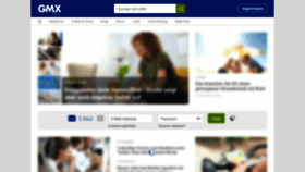 What Gmx.at website looked like in 2023 (2 years ago)
