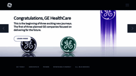 What Ge.com website looked like in 2023 (1 year ago)