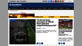 What Globalmedia.mx website looked like in 2023 (1 year ago)