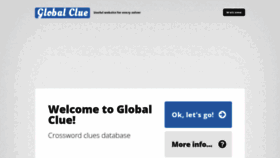 What Globalclue.com website looked like in 2023 (1 year ago)