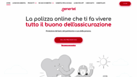 What Genertel.it website looked like in 2023 (1 year ago)