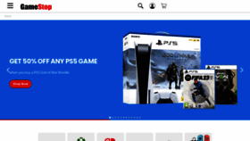 What Gamestop.ie website looked like in 2023 (2 years ago)