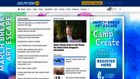 What Guelphtoday.com website looked like in 2023 (1 year ago)